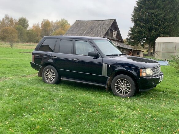 2008 Land Rover Range Rover III Рестайлинг, синий, 1470000 рублей - вид 11