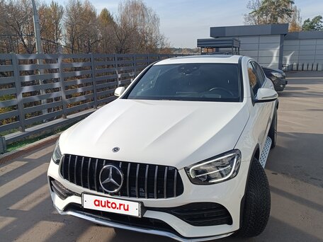 2021 Mercedes-Benz GLC Coupe 220 d I (C253) Рестайлинг, белый, 6050000 рублей, вид 3