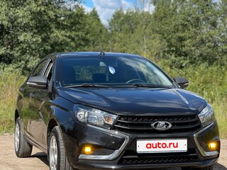 2018 Lada (ВАЗ) Vesta I, чёрный, 852000 рублей, вид 2