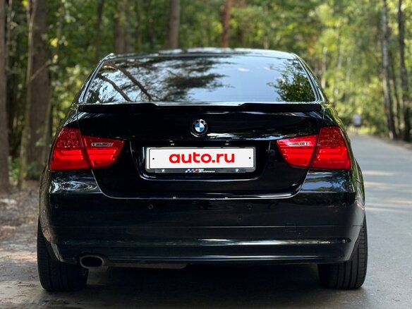 2009 BMW 3 серии 320i V (E90/E91/E92/E93) Рестайлинг, чёрный - вид 6