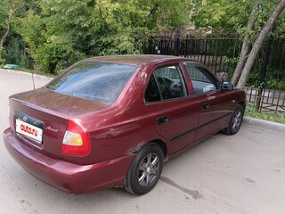 2007 Hyundai Accent ТагАЗ II, пурпурный, 258000 рублей, вид 5