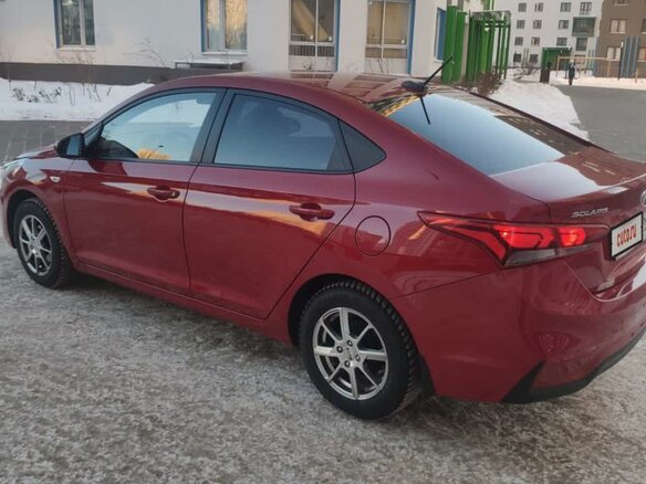 2018 Hyundai Solaris II, красный, 1650000 рублей - вид 7