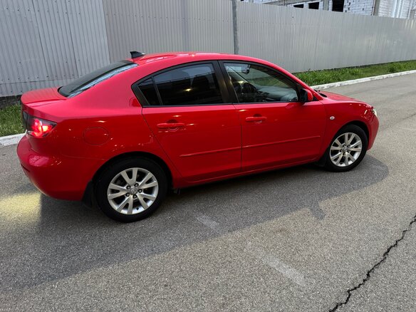 2007 Mazda 3 I (BK) Рестайлинг, красный, 690000 рублей - вид 5