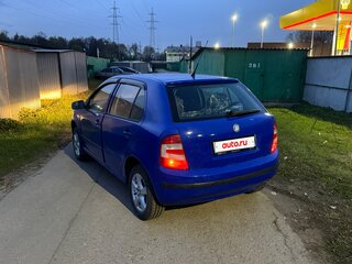2007 Skoda Fabia I Рестайлинг, синий, 290000 рублей, вид 4