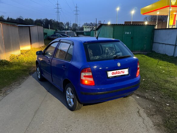 2007 Skoda Fabia I Рестайлинг, синий, 290000 рублей - вид 3