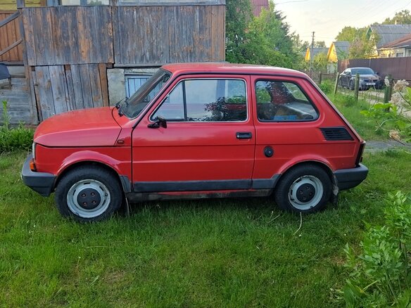 1993 Fiat 126 I, красный, 400000 рублей - вид 2