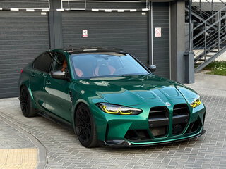 2022 BMW M3 Competition Package VI (G80), зелёный, 7000000 рублей, вид 4