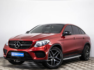 2017 Mercedes-Benz GLE Coupe 400 I (C292), красный, 3699000 рублей, вид 3