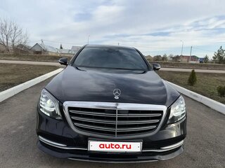 2018 Mercedes-Benz S-Класс 450 Long VI (W222, C217) Рестайлинг, чёрный, 3950000 рублей, вид 3