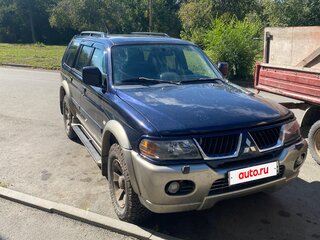 2005 Mitsubishi Pajero Sport I Рестайлинг, синий, 950000 рублей, вид 2