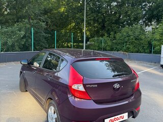 2011 Hyundai Solaris I, фиолетовый, 670000 рублей, вид 4