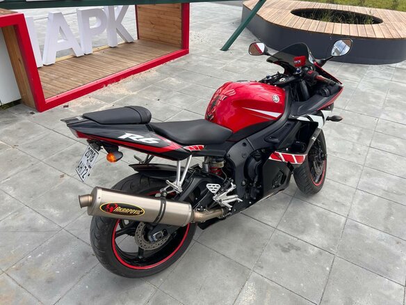 2003 Yamaha YZF-R6, пурпурный, 650000 рублей - вид 9