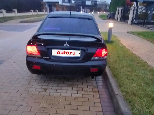 2007 Mitsubishi Lancer IX Рестайлинг, чёрный, 320000 рублей - вид 3