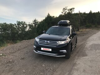 2011 Toyota Highlander II (XU40) Рестайлинг, чёрный, 2050000 рублей, вид 4