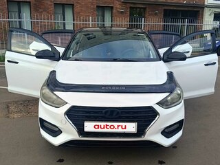 2017 Hyundai Solaris II, белый, 580000 рублей, вид 1