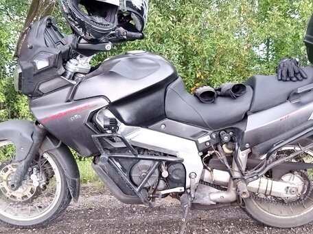 2003 Aprilia ETV 1000 Caponord, серый, 630000 рублей, вид 4