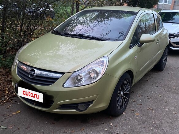 2006 Opel Corsa C Рестайлинг, зелёный, 500000 рублей - вид 1