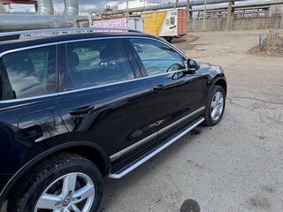 2014 Volkswagen Touareg II, чёрный, 3399999 рублей, вид 3