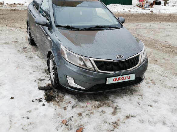2012 Kia Rio III, серый, 770000 рублей