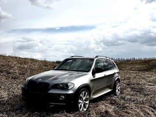 2007 BMW X5 3.0si II (E70), серый, 1400000 рублей, вид 2