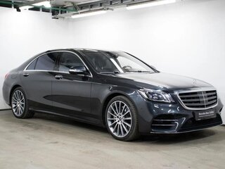 2017 Mercedes-Benz S-Класс 560 Long VI (W222, C217) Рестайлинг, чёрный, 6800000 рублей, вид 2