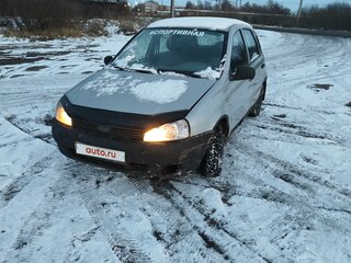 2007 Lada (ВАЗ) Kalina I, серебристый, 155000 рублей, вид 2