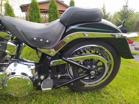 2009 Harley-Davidson Fat Boy, чёрный, 780000 рублей - вид 7