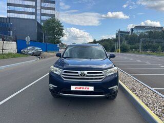 2011 Toyota Highlander II (XU40) Рестайлинг, синий, 2100000 рублей, вид 2