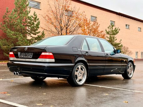 1998 Mercedes-Benz S-Класс 600 Long III (W140) Рестайлинг, чёрный, 11900000 рублей, вид 4