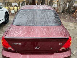 2006 Kia Spectra I Рестайлинг 2, красный, 290000 рублей, вид 4