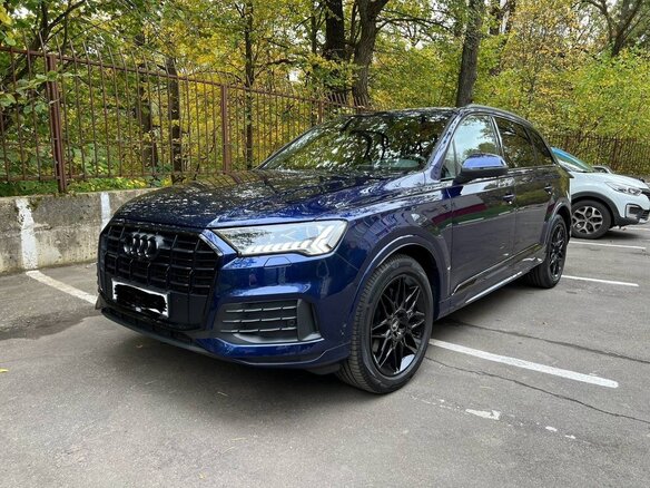 2022 Audi Q7 45 TDI II (4M) Рестайлинг, синий, 11500042 рублей
