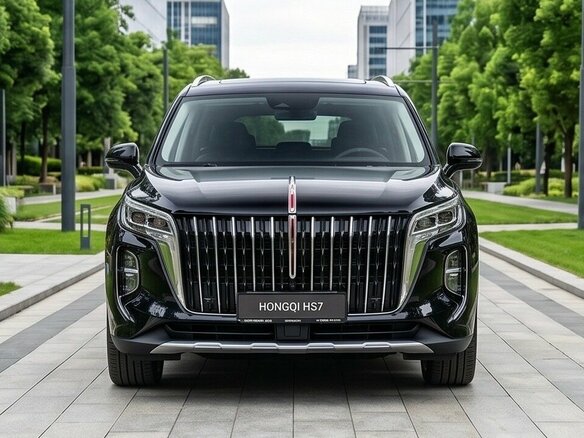 2025 Hongqi HS7 II, чёрный - вид 3