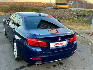 2015 BMW 5 серии 520i VI (F10/F11/F07) Рестайлинг, синий, 1900000 рублей, вид 5