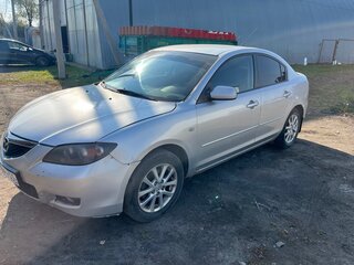 2008 Mazda 3 I (BK) Рестайлинг, серебристый, 450000 рублей, вид 2