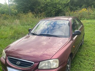 2008 Hyundai Accent ТагАЗ II, красный, 330000 рублей, вид 2