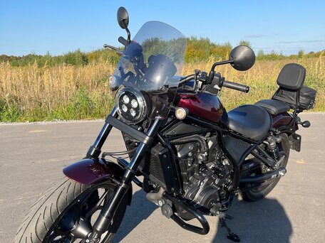 2021 Honda CMX 1100 Rebel, красный, 1280000 рублей, вид 1