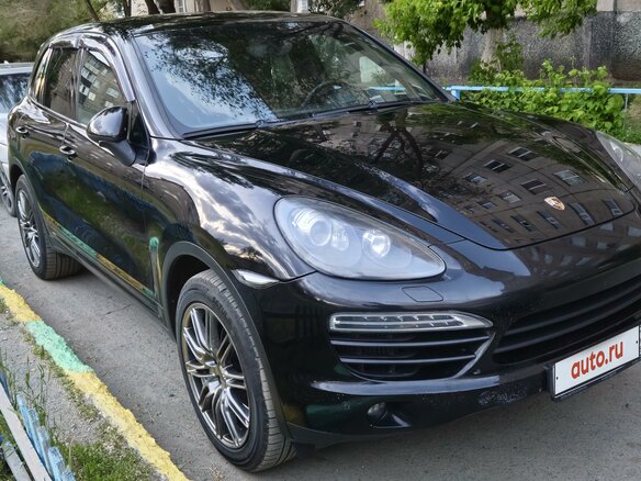 2013 Porsche Cayenne Diesel II (958), чёрный, 3000000 рублей - вид 1