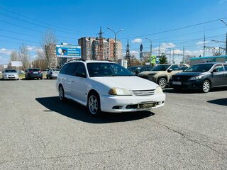 2001 Toyota Caldina II Рестайлинг, белый, 379999 рублей, вид 4