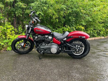 2019 Harley-Davidson Street Bob, пурпурный, 1100000 рублей, вид 1