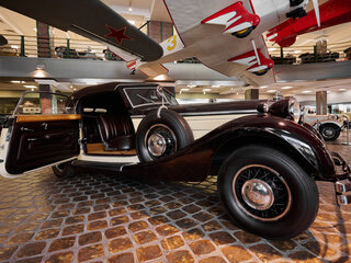 1938 Horch 853, коричневый, 90000000 рублей, вид 1