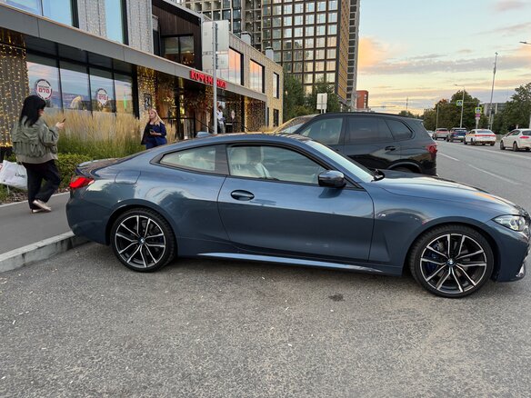 2020 BMW 4 серии 420d xDrive G22, G23, G26, синий - вид 11