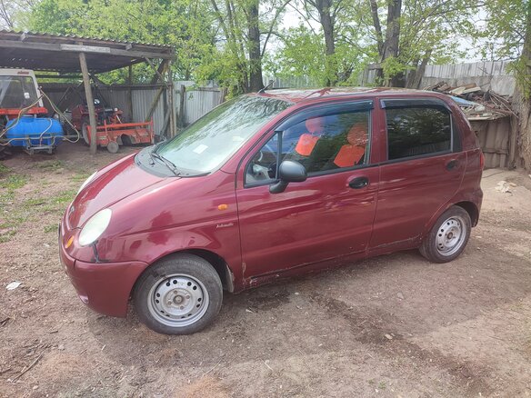 2007 Daewoo Matiz I Рестайлинг, пурпурный, 200000 рублей - вид 5