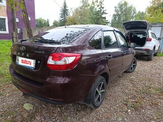 2015 Lada (ВАЗ) Granta I, пурпурный, 370000 рублей, вид 3