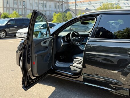 2023 Audi Q7 50 TDI II (4M) Рестайлинг, синий, 8940000 рублей, вид 2
