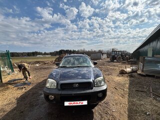 2004 Hyundai Santa Fe I, синий, 450000 рублей, вид 2