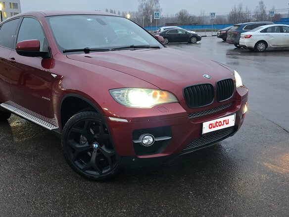 2008 BMW X6 35i 6-speed I (E71), пурпурный, 1525000 рублей - вид 2