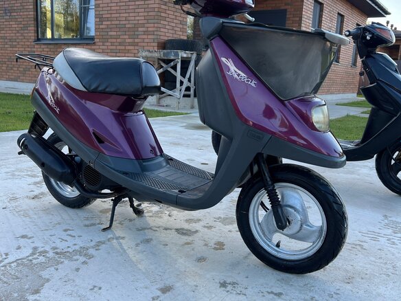 1991 Yamaha Jog, пурпурный, 80000 рублей - вид 2