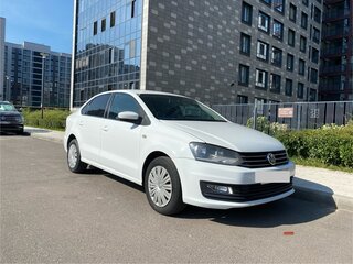 2015 Volkswagen Polo V Рестайлинг, белый, 1099999 рублей, вид 2