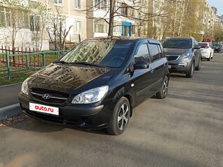2010 Hyundai Getz I Рестайлинг, чёрный, 650000 рублей, вид 1