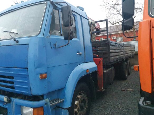 2007 КамАЗ 65117, синий, 3100000 рублей - вид 1